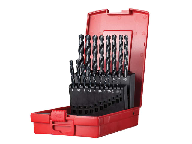 DORSET201 A190 No.201 Metric HSS Drill Set of 19 1.0-10.0 x 0.5mm