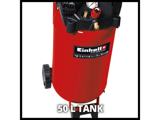 EINTCAC24050 TC-AC 240/50/10 OF Air Compressor 240V