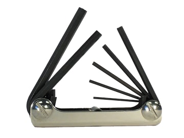 EKL22572 TORX Key Fold Up Set of 7 Small (TX6-TX20)