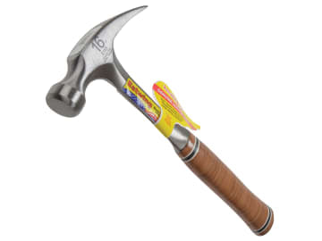 ESTE16S E16S Straight Claw Hammer - Leather Grip 450g (16oz)