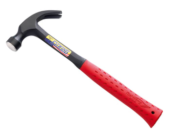 ESTE320CRED E3/20C Curved Claw Hammer - Red Vinyl Grip 560g (20oz)