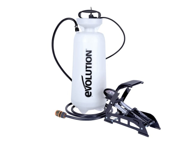 EVL0120011 Pressurised Water Bottle with Foot Pump 15 litre