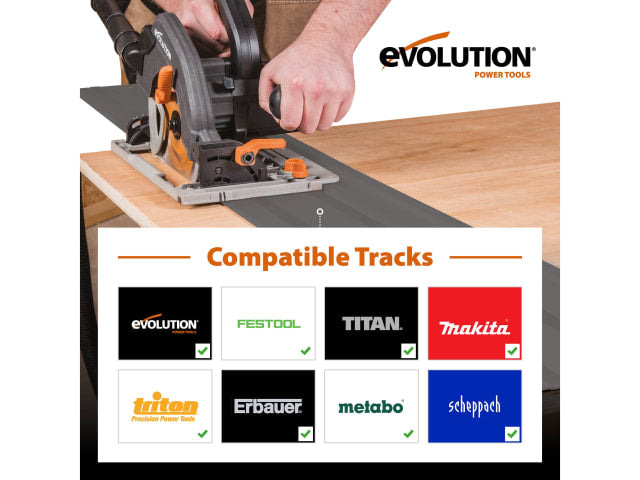 EVL185CCSXLP R185CCSX Circular Track Saw Kit 185mm 1600W 110V