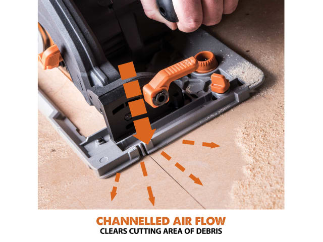 EVL185CCSXP R185CCSX Circular Track Saw Kit 185mm 1600W 240V