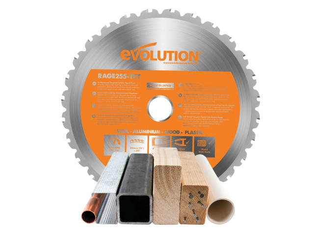 EVL255MULTI Multi-Material Mitre Saw Blade 255 x 25.4mm x 28T