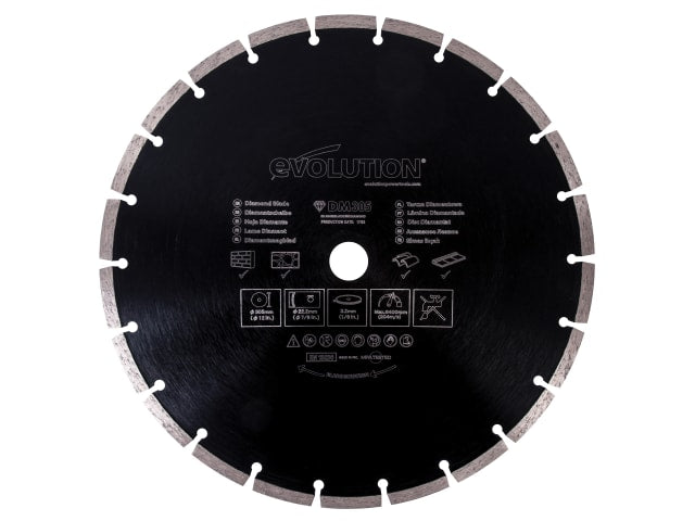 EVL305DIAM RAGE® Diamond Blade, Segmented Rim 305 x 22.2mm