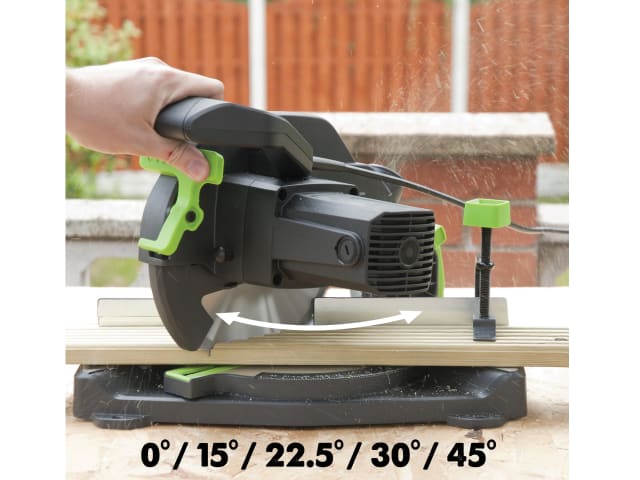 EVLFURY210CM F210CMS TCT Multi-Purpose Compound Mitre Saw 210mm 1200W 240V