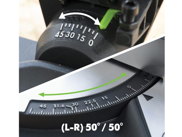 EVLFURY210CM F210CMS TCT Multi-Purpose Compound Mitre Saw 210mm 1200W 240V