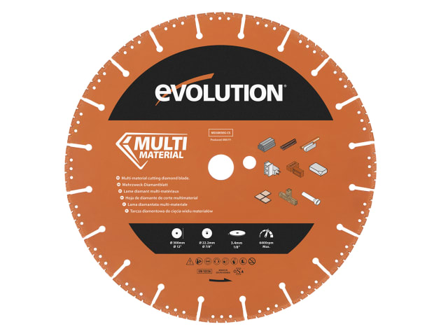 EVLMD300SEGC Multi-Material Diamond Demolition Disc Cutter Blade 300 x 22.2mm