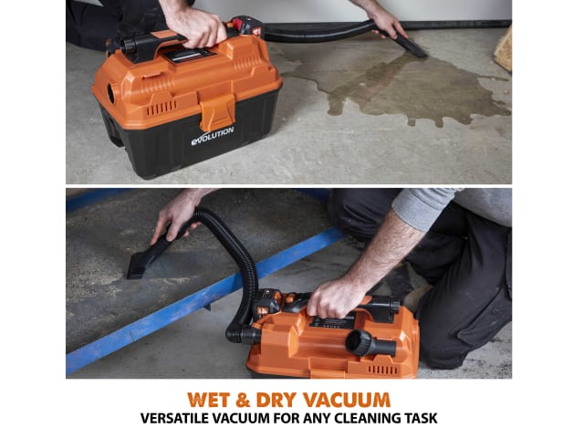 EVLR11VAC4 R11VAC-Li EXT Wet & Dry Vacuum Cleaner 18V 1 x 4.0Ah Li-ion