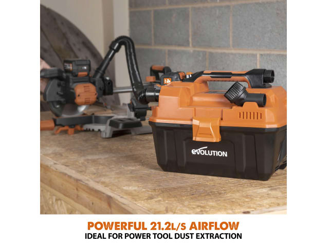 EVLR11VACN R11VAC-Li EXT Wet & Dry Vacuum Cleaner 18V Bare Unit