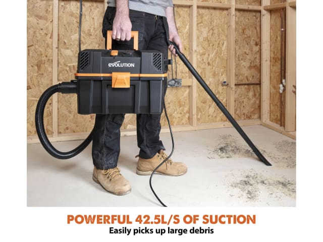 EVLR15VAC R15VAC L Class Wet & Dry Vacuum 1000W 240V