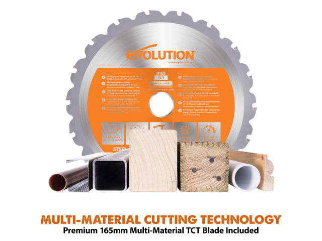 EVLR165CCSN R165CCS-Li EXT Circular Saw 18V Bare Unit