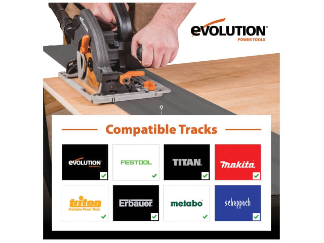 EVLR185CCSXL R185CCSX Circular Track Saw Kit 185mm 1600W 110V