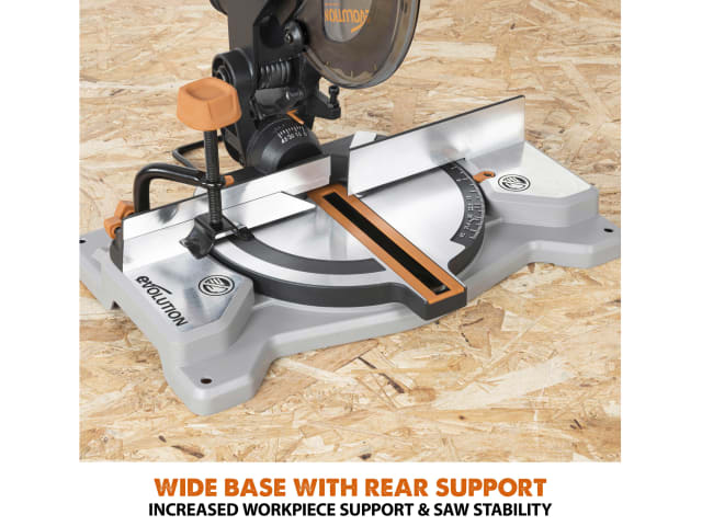 EVLR185CMS4 R185CMS-Li EXT Compound Mitre Saw 18V 1 x 4.0Ah Li-ion