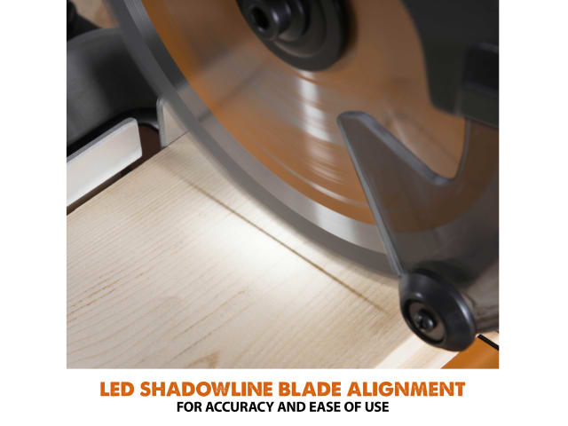 EVLR18SMS4 R185SMS-Li EXT Sliding Mitre Saw 18V 1 x 4.0Ah Li-ion