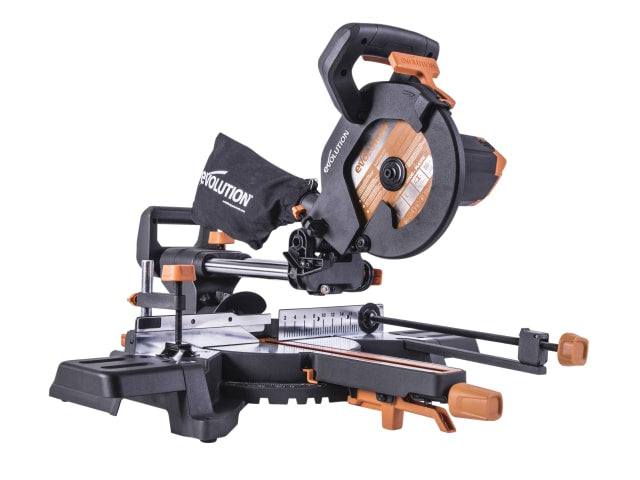 EVLR210S300L R210SMS-300+ Pro Multi-Material Sliding Mitre Saw 210mm 1500W 110V