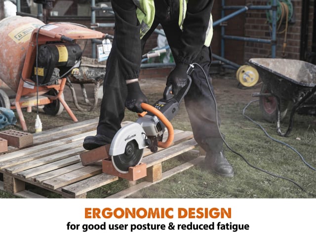 EVLR230DCTL R230DCT 230mm Disc Cutter + Blade 1600W 110V