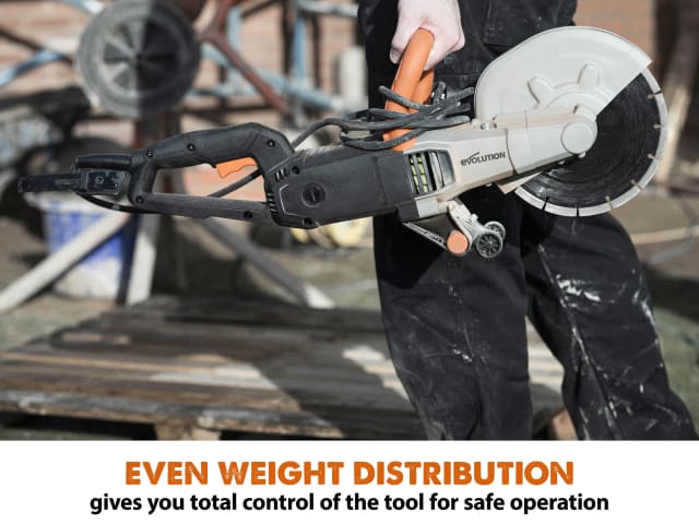 EVLR230DCT R230DCT 230mm Disc Cutter + Blade 2000W 240V