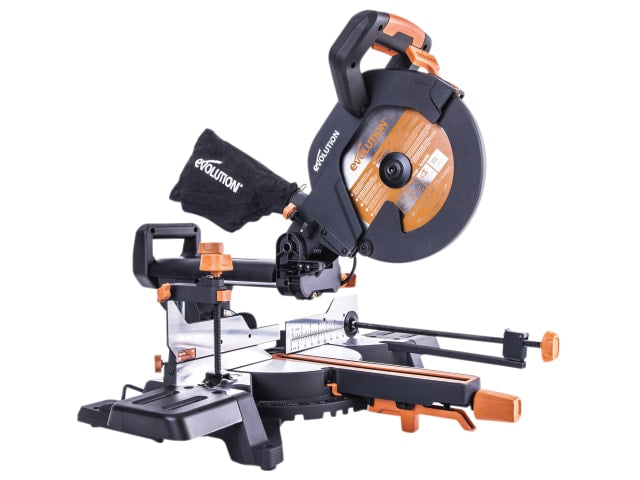 EVLR255SMS R255SMS+ Pro Multi-Material Sliding Mitre Saw 255mm 2000W 240V
