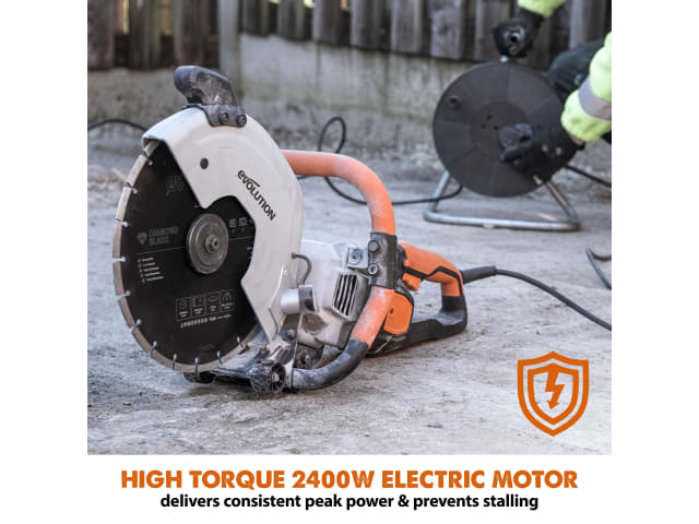EVLR300DCTL R300DCT 300mm Disc Cutter + Blade 1600W 110V