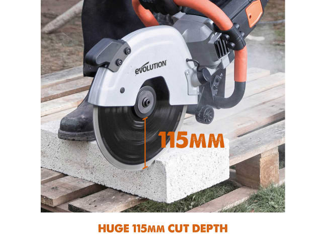 EVLR300DCT R300DCT 300mm Disc Cutter + Blade 2400W 240V