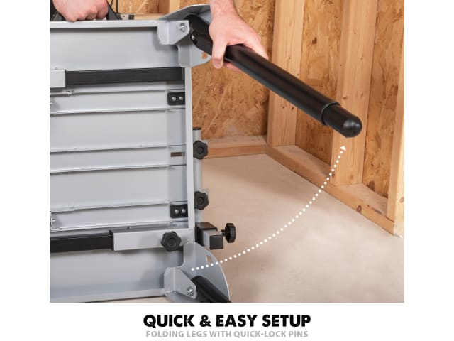 EVLSAWSTAND Chop Saw Stand with Universal Fittings