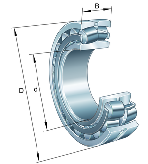 23240-BE-XL-K 200x360x128mm FAG Spherical Roller Bearing