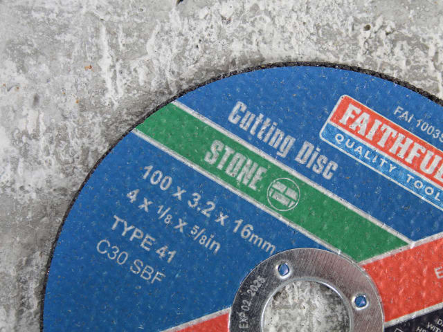 FAI1003S Stone Cut Off Disc 100 x 3.2 x 16mm