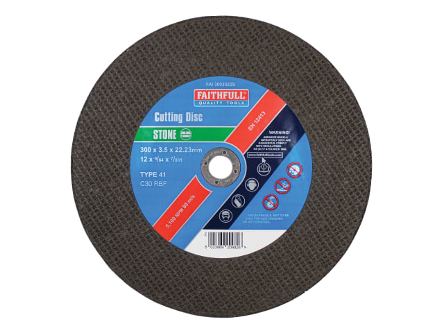 FAI3003522S Stone Cut Off Disc 300 x 3.5 x 22.23mm