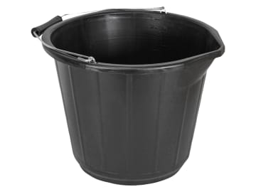 FAI3GBUCKET General-Purpose Bucket 14 litre (3 gallon) - Black
