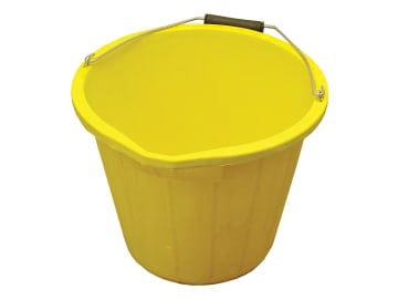 FAI3GBUCKYEL Heavy-Duty Bucket 14 litre (3 gallon) - Yellow