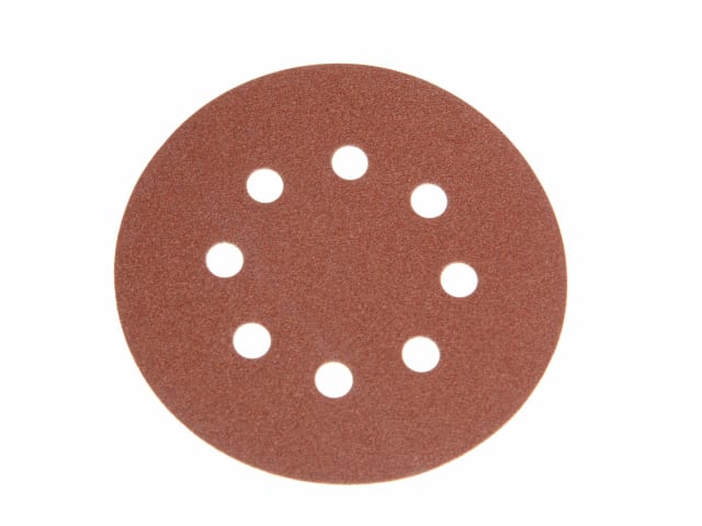 FAIAD12580H Hook & Loop Sanding Disc DID3 Holed 125mm x 80G (Pack 25)