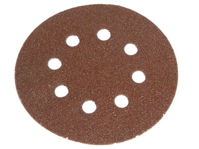 FAIADHL125M Hook & Loop Sanding Disc DID3 Holed 125mm x 80G (Pack 5)