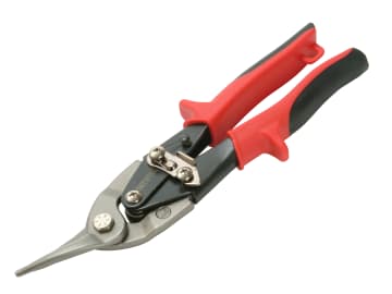 FAIAS10R Red Compound Aviation Snips Left Cut 250mm (10in)