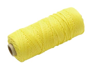FAIBLHVY Hi-Vis Nylon Brick Line 100m (330ft) Yellow