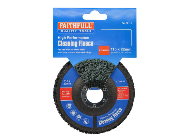 FAICF115 Cleaning Fleece Disc Coarse 115 x 22mm