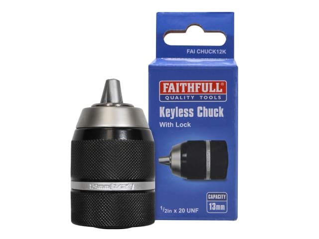 FAICHUCK12K Chuck Keyless Impact 13mm Capacity 1/2 x 20 UNF