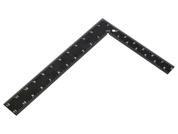 FAICS300200 Black Steel Roofing Square 200 x 300mm (8 x 12in)