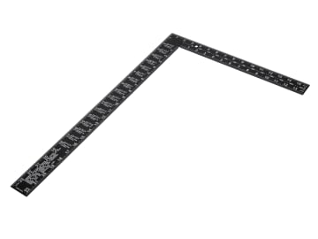 FAICS600400 Black Steel Roofing Square  400 x 600mm (16 x 24in)