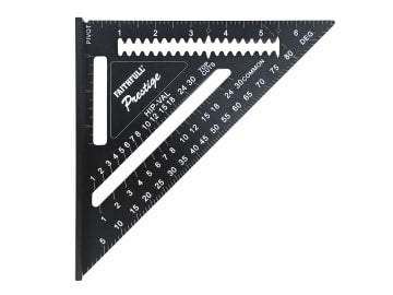 FAICSQ7CNC Prestige Quick Square Black Aluminium 178mm (7in)