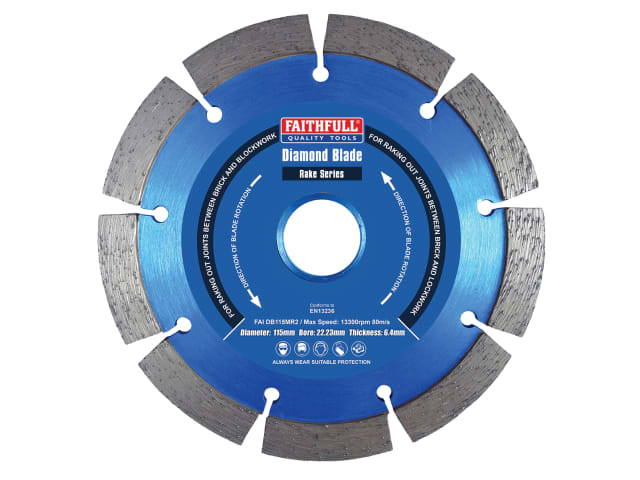 FAIDB115MR2 Mortar Raking Diamond Blade 115 x 22mm