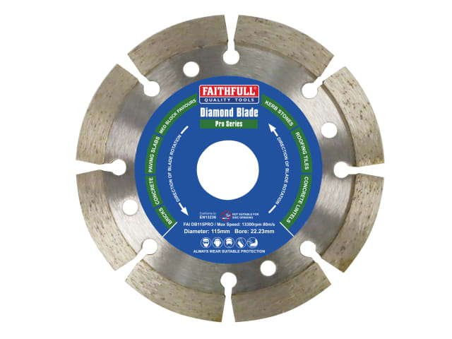 FAIDB115PRO Professional Diamond Blade 115 x 22mm