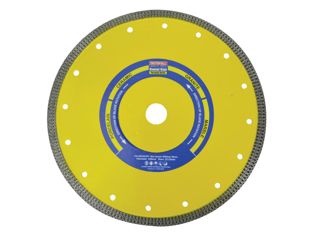 FAIDB230CRP Porcelain Diamond Blade 230 x 22.23mm