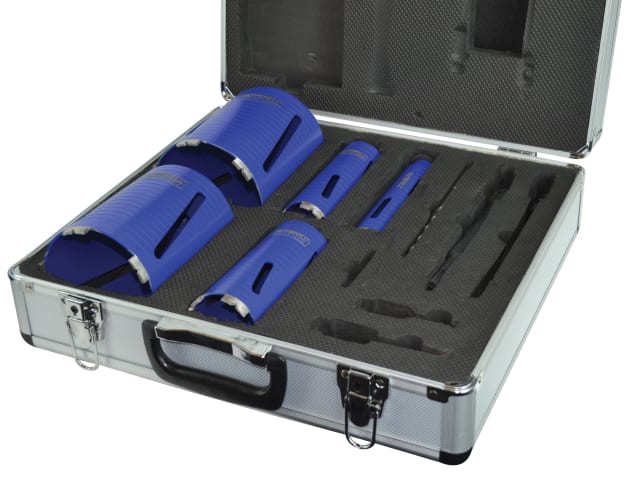 FAIDCKIT11 Diamond Core Drill Kit & Case Set of 11