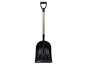 FAIDEBRIS Plastic Debris Shovel Wood Handle