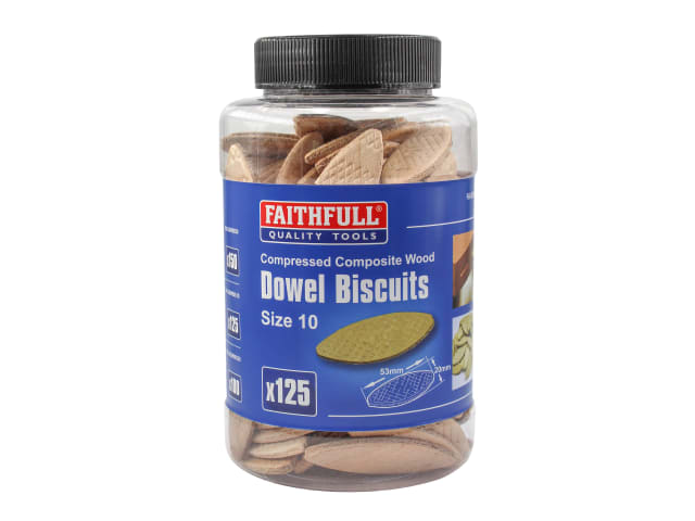 FAIDOWBIS10 Biscuit Wood No 10 (Tub 125)
