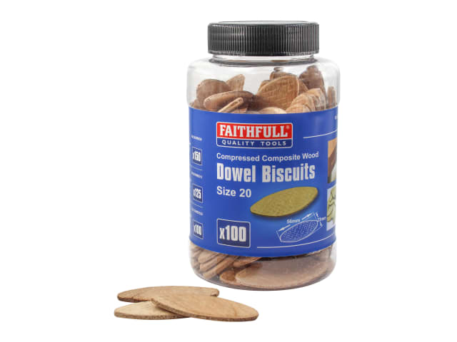FAIDOWBIS20 Biscuit Wood No 20 (Tub 100)