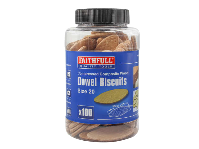 FAIDOWBIS20 Biscuit Wood No 20 (Tub 100)