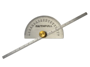 FAIGAUGEDEPT Depth Gauge with Protractor 150mm (6in)